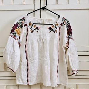 Stevie Hender embroidered blouse in small.